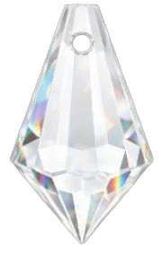 Pendant 432 — Gota Longa Facetada 20mm