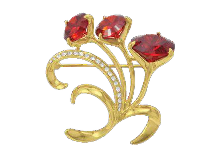 Broche de Cristal Asfour — código 79/111/14/519