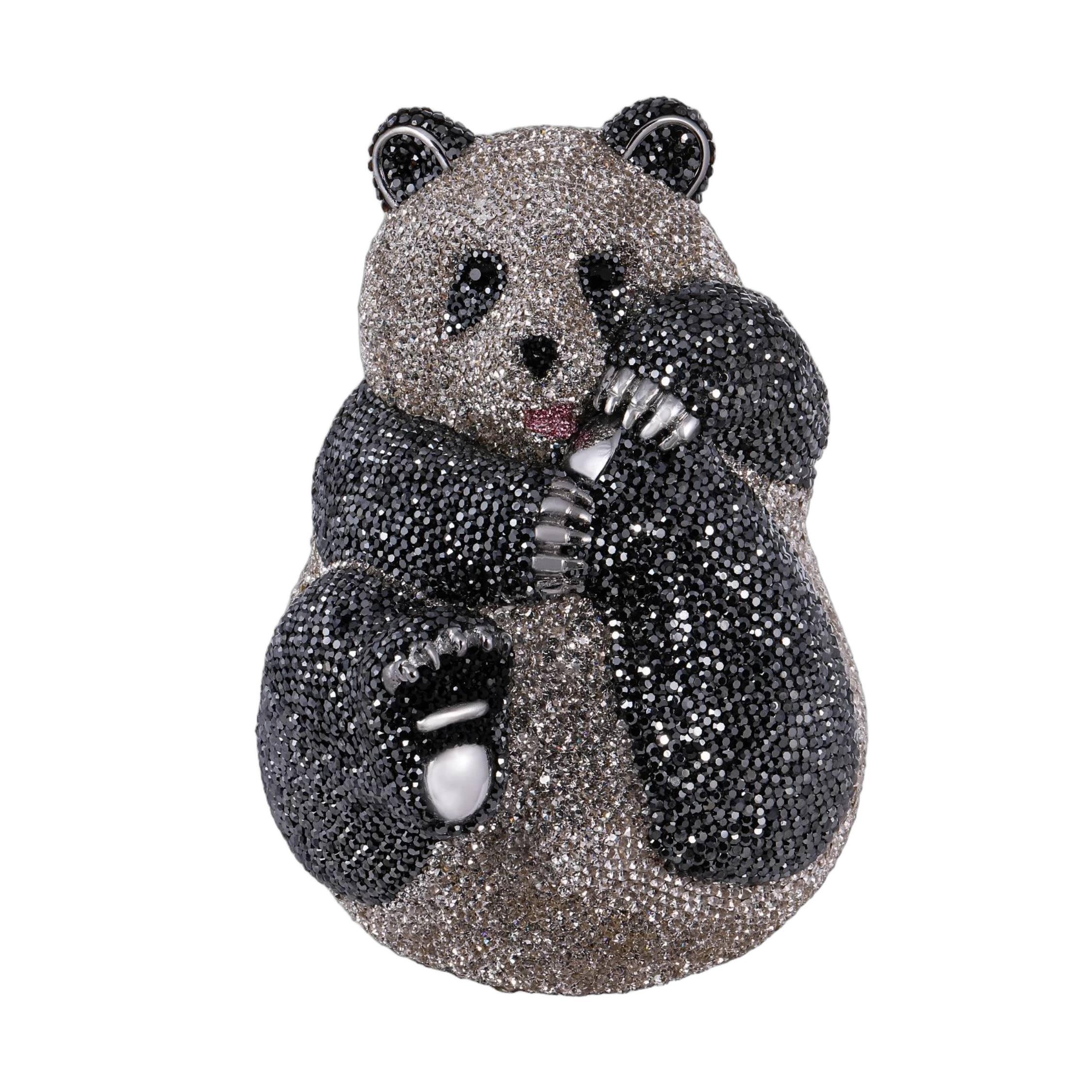 Panda Decorativo em Cristal Asfour