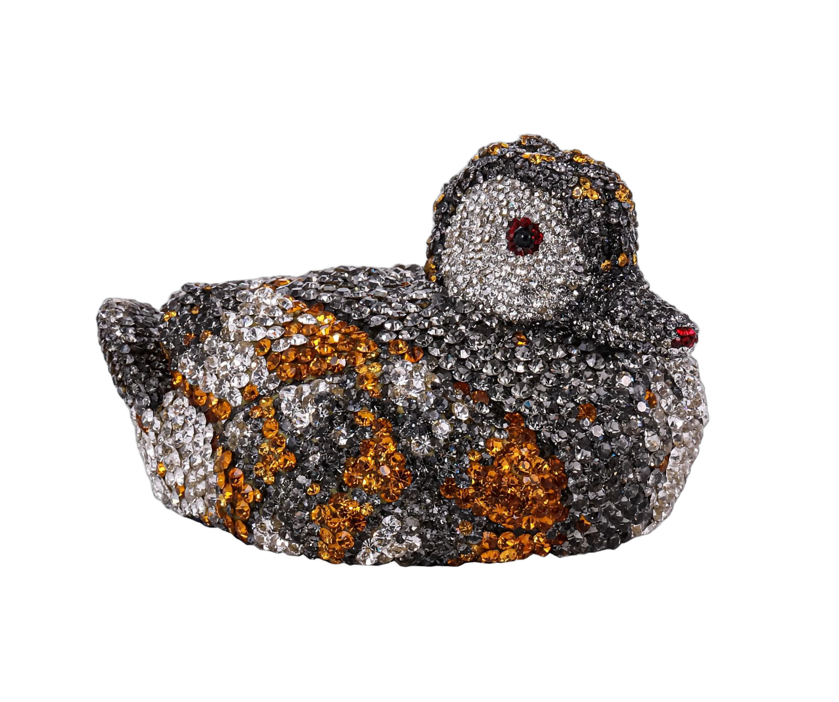 Pato Decorativo em Cristal Asfour