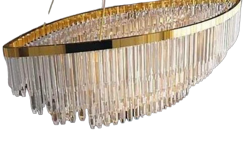 Plafon de Cristal Sob Medida Dourado