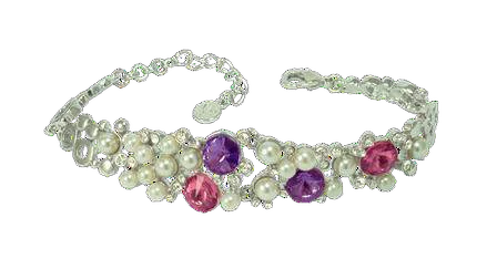 Pulseira de Cristal Asfour — código 79/107/13/310
