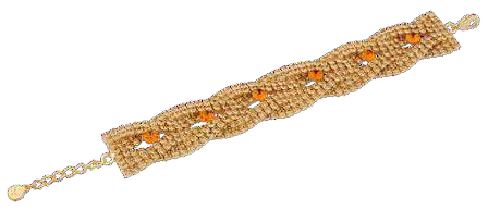 Pulseira de Cristal Asfour — código 79/107/14/31