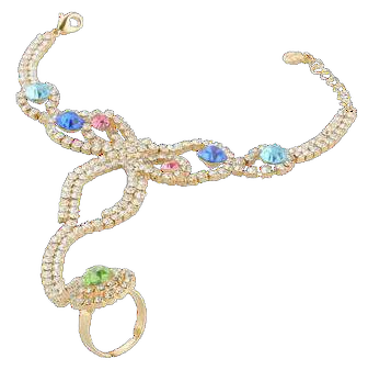 Pulseira de Cristal Asfour — código 79/6/14/85