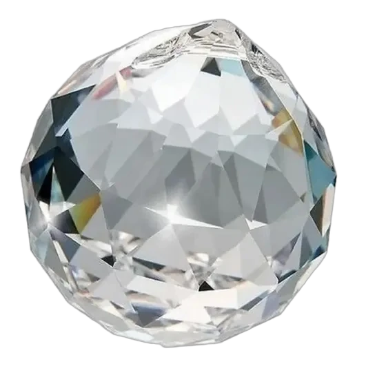 Cristal Multifacetado para Pendurar 40mm